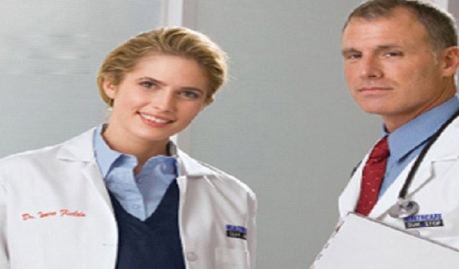 May đồng phục bác sỹ, y tá
